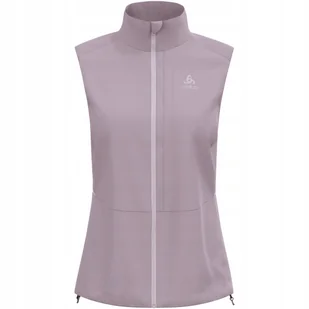 Kamizelka damska ODLO Zeroweight Warm Vest fioletowa XL - Kamizelki damskie - miniaturka - grafika 1