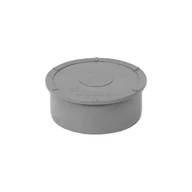 Rury - EQUATION Korek  zaślepiający PP 110 mm szary - miniaturka - grafika 1