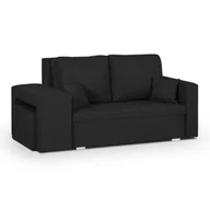 Sofy i kanapy - Sofa kanapa 2 os z funkcją spania MILO2 czarna - miniaturka - grafika 1