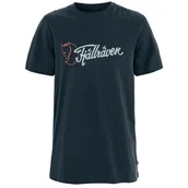 Koszulki sportowe męskie - Koszulka męska Fjällräven Archive Logo T-Shirt M Rozmiar: L / Kolor: ciemnoniebieski - miniaturka - grafika 1