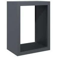 Wózki magazynowe - vidaXL Stojak na drewno opałowe, antracytowy, 60x40x80 cm, stalowy - miniaturka - grafika 1