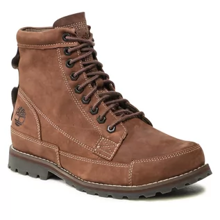 Botki damskie - Timberland Trapery Orginals II Lthr 6in Bt TB0A2GPQ2481 Md Brown Full Grain - grafika 1