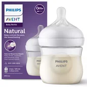 Butelki dla niemowląt - Philips Avent Butelka Natural Responsywna 125 ml 0m+ SCY900/01 RESPONSE - miniaturka - grafika 1