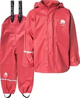 Kurtki damskie - Celavi Unisex Basic Rainwear Set-Solid Pu kurtka przeciwdeszczowa, Baked apple, 24 miesi?cy - miniaturka - grafika 1