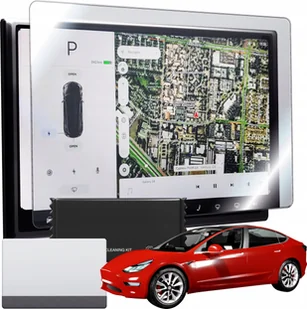Nuxie Szkło Hybrydowe do Tesla 3 Highland Przedni Ekran, Ceramiczne, Ochronne - Szczotki i furminatory - miniaturka - grafika 1