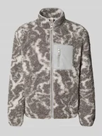 Kurtki damskie - Kurtka z futerka o kroju regular fit ze wzorem na całej powierzchni model ‘JAIMY’ - miniaturka - grafika 1