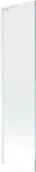 Parawany nawannowe - Mexen Next L parawan nawannowy 1-skrzydłowy 100 x 150 cm, transparent, biały - 895-100-000-03-00-20 - miniaturka - grafika 1