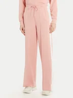 Spodnie sportowe damskie - Guess Spodnie dresowe V5RB00 KCO72 Różowy Regular Fit - miniaturka - grafika 1