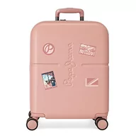 Walizki - Pepe Jeans Chest Walizka na kabinę Różowa 40 x 55 x 20 cm Sztywne ABS Zintegrowane zapięcie TSA 37 L 2,74 kg 4 podwójne koła wyposażenie ręczne - miniaturka - grafika 1