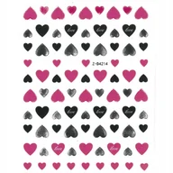 Ozdoby do paznokci - Nail Art Allepaznokcie Naklejki do paznokci cienkie samoprzylepne Sticker violet Nr Z-D4214 - miniaturka - grafika 1