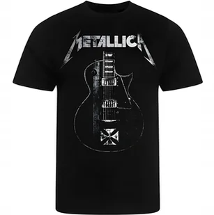 CZARNA KOSZULKA Z NADRUKIEM MĘSKA ŚMIESZNA T-SHIRT ROCKOWA METALLICA GITARA - Koszulki męskie CZARNA KOSZULKA Z NADRUKIEM MĘSKA ŚMIESZNA T-SHIRT ROCKOWA METALLICA GITARA - Koszulki męskie - miniaturka - grafika 1