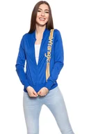 Bluzy damskie - Wrangler, Bluza damska, B&Y Nylon Sweat Nautical Blue W608Rdzv2, rozmiar XS - miniaturka - grafika 1
