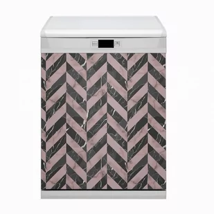 Ozdobna osłona zmywarki Marmur styl loft 60x80 - Dekoracje domu - miniaturka - grafika 1