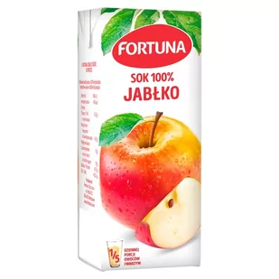Fortuna Sok 100% jabłko 200 ml - Soki i napoje niegazowane - miniaturka - grafika 1