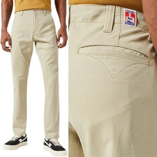 Wrangler CASEY JONES CHINO Saddle BEŻOWE CHINOSY BEZ STRECZU W32 L32 - Spodnie męskie Wrangler CASEY JONES CHINO Saddle BEŻOWE CHINOSY BEZ STRECZU W32 L32 - Spodnie męskie - miniaturka - grafika 1