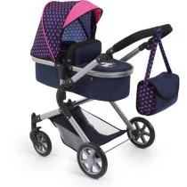 Bayer Design wózek dla lalek ciemny niebieski - Wózki dla lalek - miniaturka - grafika 1