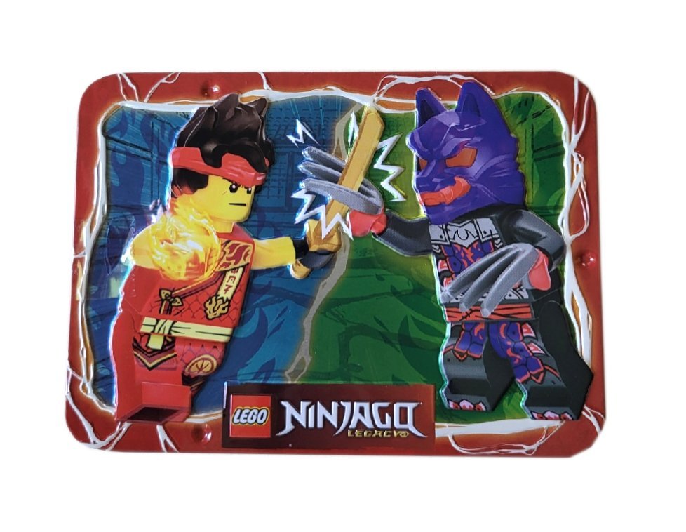 LEGO Ninjago Blister – Kai vs. Wolf Mask Warrior #112502 [Metal Box]