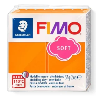 Masa termoutwardzalna Fimo 57g mandarynkowy - Staedtler - Masy plastyczne - miniaturka - grafika 1