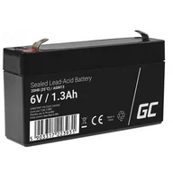 Akumulatory ogólnego zastosowania - AGM Green Cell Akumulator VRLA Green Cell 6V 1.3Ah AGM13 - miniaturka - grafika 1