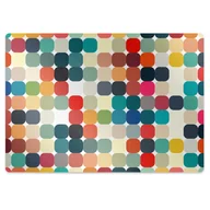 Podnóżki, podpórki, podkładki - Mata pod krzesło do biura Geometryczny wzór 140x100 cm - miniaturka - grafika 1