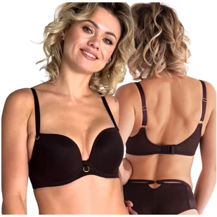 Biustonosz Lemax Savannah plunge czekolada - 65F - Biustonosze Biustonosz Lemax Savannah plunge czekolada - 65F - Biustonosze - miniaturka - grafika 1