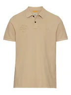 Koszulki męskie - Camel Active Koszulka polo w kolorze beżowym - miniaturka - grafika 1