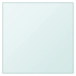 Blat stolika, przezroczysty, 40x40 cm, szkło hartowane - Blaty meblowe i parapety okienne - miniaturka - grafika 1