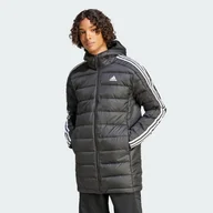 Kurtki męskie - Essentials 3-Stripes Light Down Hooded Parka - miniaturka - grafika 1