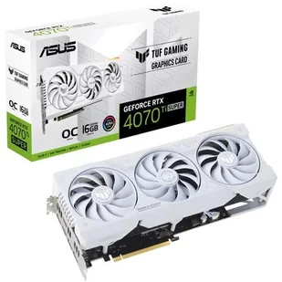 Karta graficzna ASUS TUF Gaming RTX 4070 Ti SUPER OC 16GB WHITE - Karty graficzne - miniaturka - grafika 1