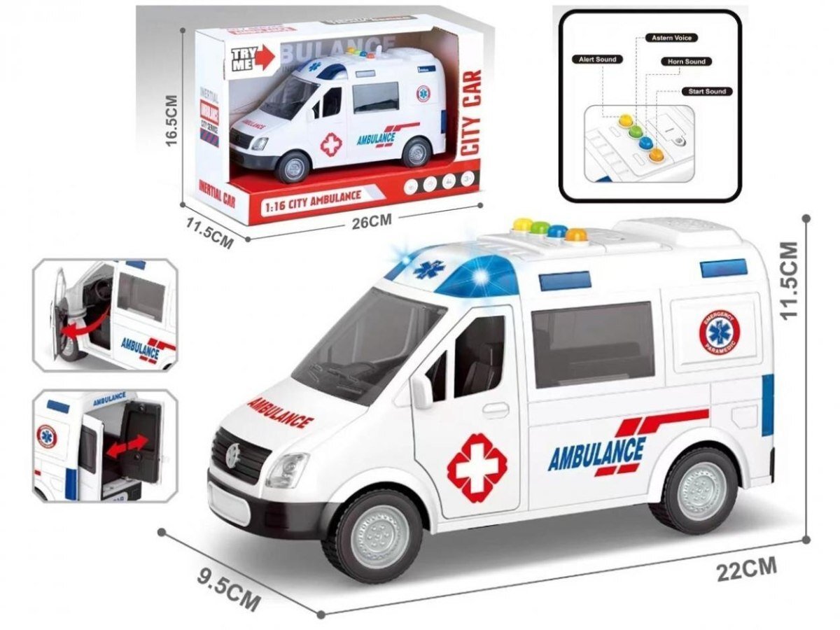 Madej Auto ambulans 1:16