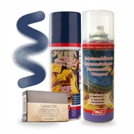 Środki do obuwia i ubrań - Granatowy Spray Renowator z Gumką do Zamszu i Impregnatem Palc Zestaw 3w1 - miniaturka - grafika 1