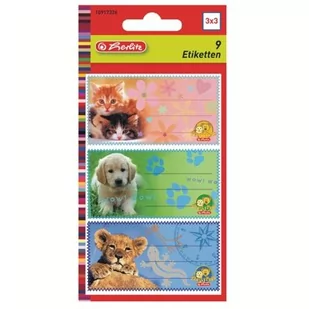 Herlitz Naklejki szkolne Pretty Pets - Przybory szkolne - miniaturka - grafika 2