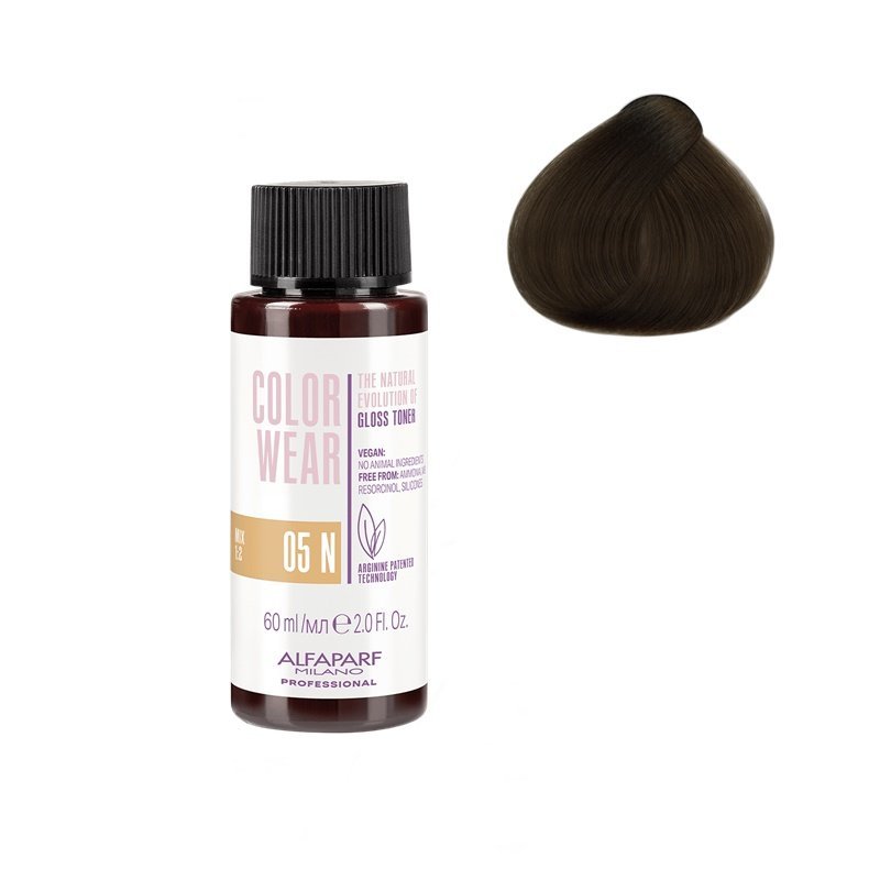 Alfaparf Color Wear 60ml Gloss Toner 05N