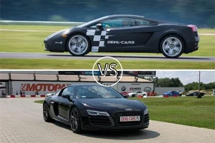 Lamborghini Gallardo vs Audi R8 V8 - Czasopisma - miniaturka - grafika 1