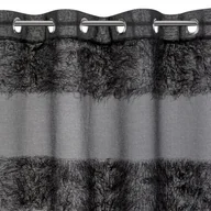 Zasłony - Zasłona EUROFIRANY Margaret 140 x 250 cm Czarny - miniaturka - grafika 1
