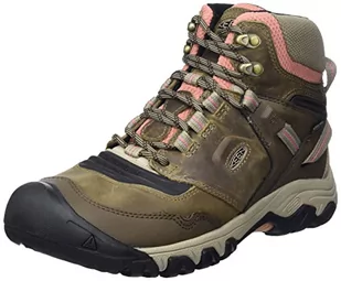 KEEN Ridge Flex Mid damskie buty trekkingowe, Brązowy, 39.5 EU - Buty trekkingowe damskie - miniaturka - grafika 1