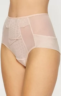 Figi damskie z wysokim stanem perłowy róż Pari/P0103/118, Kolor róż perłowy, Rozmiar M, Miss Fabio - Primodo.com - Majtki damskie - miniaturka - grafika 1