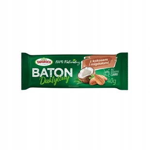 Targroch Baton daktylowy z kokosem i migdałami 40 g - Batoniki - miniaturka - grafika 2