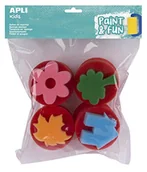 Dekoratorstwo - Apli Kids, Pieczątki z gąbki  Jumbo - miniaturka - grafika 1