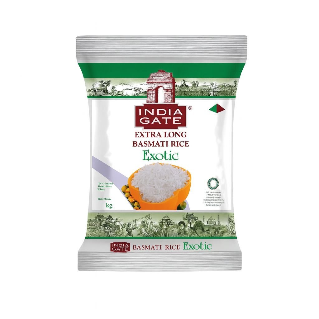 Ryż basmati extra long India Gate Exotic 5 kg – super długie ziarna sypki