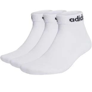 Skarpety adidas Linear Ankle Socks Cushioned Socks 3p - Skarpetki sportowe męskie - miniaturka - grafika 1