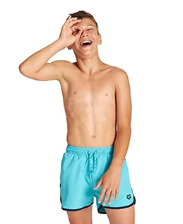Kąpielówki męskie - ARENA Chłopięce B Brampton Jr Short Swim Trunks niebieski granatowy 164 - grafika 1