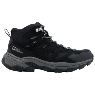 Buty damskie Jack Wolfskin Vojo Tour Texapore Mid W Rozmiar butów (UE): 40 / Kolor: czarny - Buty trekkingowe damskie - miniaturka - grafika 1