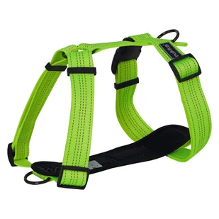 Rukka® Form Neon szelki, żółte - Rozmiar S: obwód w klatce: 55 - 85 cm, szer.: 30 mm - Szelki dla psów - miniaturka - grafika 1