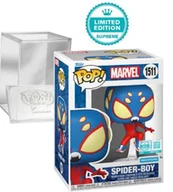 Figurki dla dzieci - funko pop! spider-man supreme marvel 1511 spider-boy (with protector) - miniaturka - grafika 1