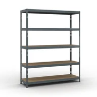 Szafy i regały magazynowe - B2B Partner Regał półkowy 1966 x 1600 x 500 mm, nośność 350 kg 540032 - miniaturka - grafika 1