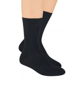 SKARPETY STEVEN 055 (kolor czarny, rozmiar 41-43) - Skarpetki męskie - miniaturka - grafika 1