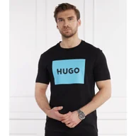 Koszulki męskie - HUGO T-shirt | Regular Fit - miniaturka - grafika 1