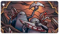 Akcesoria do gier planszowych - Ultra Pro: Magic The Gathering - March of the Machine - White Stitch Playmat - Version 3 - gra - miniaturka - grafika 1