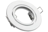 Lampy pozostałe - OPRAWA OPRAWKA RUCHOMA halogenowa LED GU10 BIAŁA - miniaturka - grafika 1